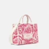 Athena Small Raffia Tote