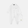 Baby Embroidered Cotton-Jersey Sleepsuit Set