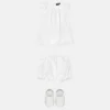 Baby Jacquard Cotton-Poplin Dress Set