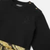 Baby Printed Cotton-Jersey Twill Sweatshirt Dress
