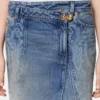 Barocco Denim Wrap Skirt