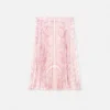 Barocco Foulard Pleated Kids Midi Skirt