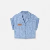 Barocco Jacquard Chambray Boxy Shirt