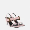 Baroque Buckle Patent Emily Sandals