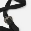 Baroque Buckle Ribbed Top