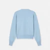 Cashmere-Blend Medusa Knit Sweater