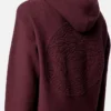 Cashmere-Wool Knit Zip Hoodie