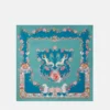 Coral Theatre Large Silk Foulard 90 cm