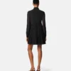 Crépe de Chine Lavalli&egrave;re Mini Dress