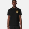 Embroidered Architectural Baroque Polo Shirt