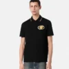 Embroidered Buckle Crest Polo Shirt