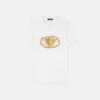 Embroidered Buckle Crest T-Shirt