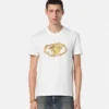 Embroidered Buckle Crest T-Shirt