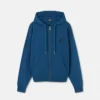 Embroidered Cotton-Jersey Zip Hoodie