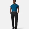 Embroidered Cotton-Piqu&eacute; Half-Zip Polo