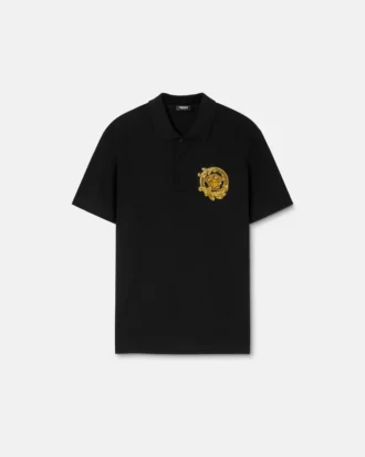 Embroidered Cotton Piqu&eacute; Polo