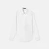 Embroidered Cotton-Poplin Evening Shirt
