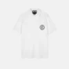 Embroidered V-Emblem Polo Shirt