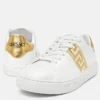 Greca Embroidered Nylon Sneakers