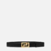 Greca Leather Belt  4 cm