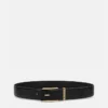 Greca Leather Belt  4 cm