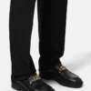 Greca Leather Loafers