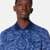 Jacquard Cotton Piqu&eacute; Polo