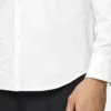 Jacquard Cotton-Poplin Shirt