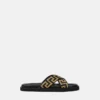 Jacquard Nappa Sandals