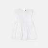 Kids Embroidered Cotton-Poplin Dress