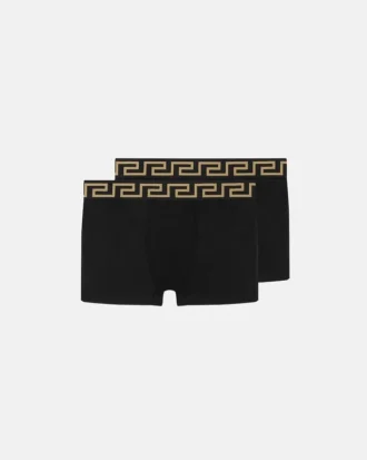 Kids Jacquard Cotton-Jersey Trunks 2-Pack