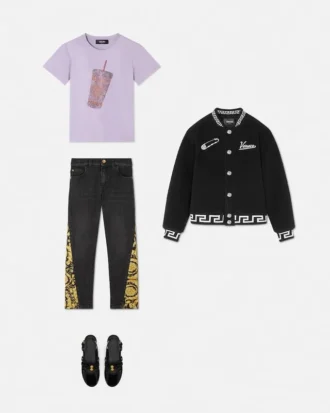 Kids Printed Jeans