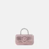 La Medusa Embellished Satin Mini Bag