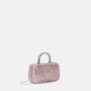 La Medusa Embellished Satin Mini Bag