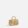 La Medusa Embellished Satin Mini Bag