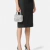 La Medusa Embellished Satin Mini Bag