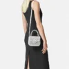La Medusa Embellished Satin Mini Bag