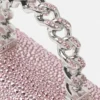 La Medusa Embellished Satin Mini Bag