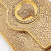 La Medusa Embellished Satin Mini Bag