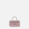 La Medusa Embellished Satin Mini Bag