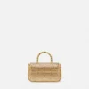 La Medusa Embellished Satin Mini Bag