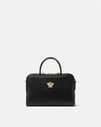 La Medusa Leather Boston Bag