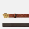 La Medusa Leather Reversible Belt 4 cm