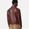 Leather Blouson Jacket