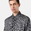Leopard Silk Shirt