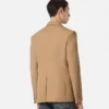 M&eacute;lange Wool Single-Breasted Blazer