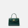 Medusa ’95 Small Croc-Effect Top-Handle