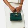 Medusa ’95 Small Croc-Effect Top-Handle