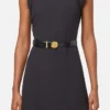 Medusa Biggie Leather Belt 3 cm