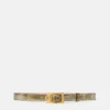 Medusa Biggie Lizard-Effect Belt 3 cm